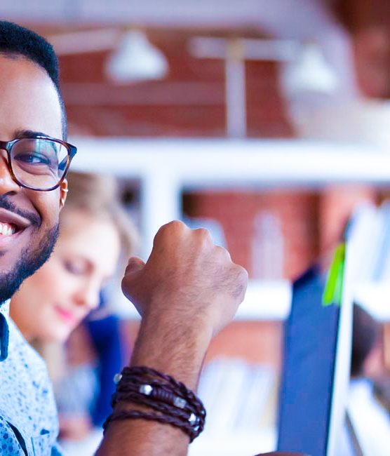 Continuation of woman smiling image